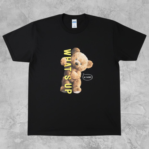 Kaos Distro Pria Wanita Teddy Bear